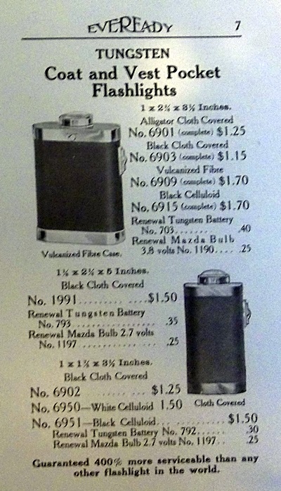 eveready flashlights