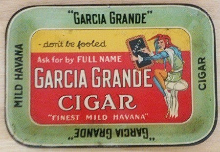 garcia grande cigar tip tray