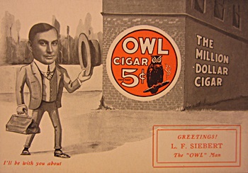 owl cigar card
