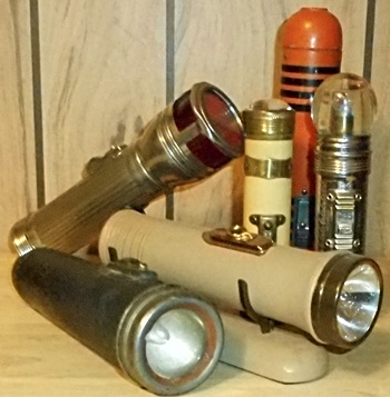 vintage flashlight